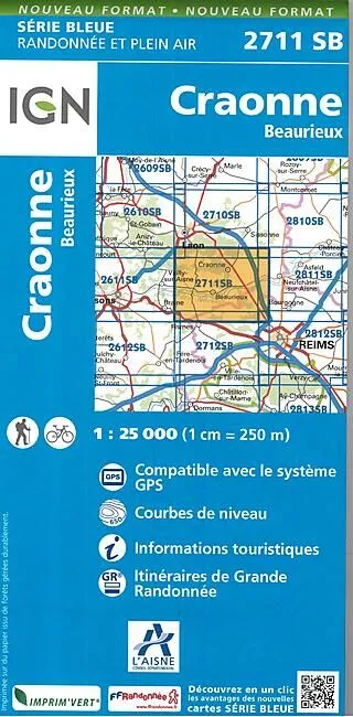 2711 SB CRAONNE BEAURIEUX 1 25 000