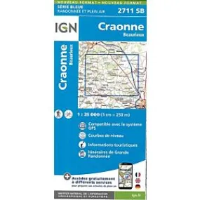 2711 SB CRAONNE BEAURIEUX 1 25 000