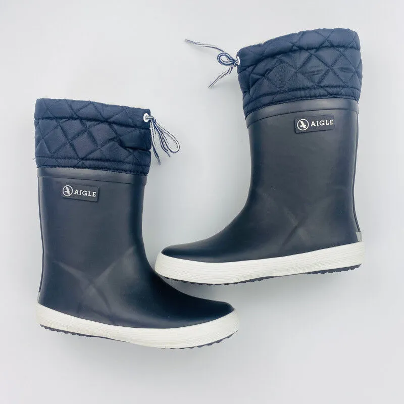 Aigle Giboulee - Seconde main Bottes de pluie enfant - Bleu - 31 | Hardloop