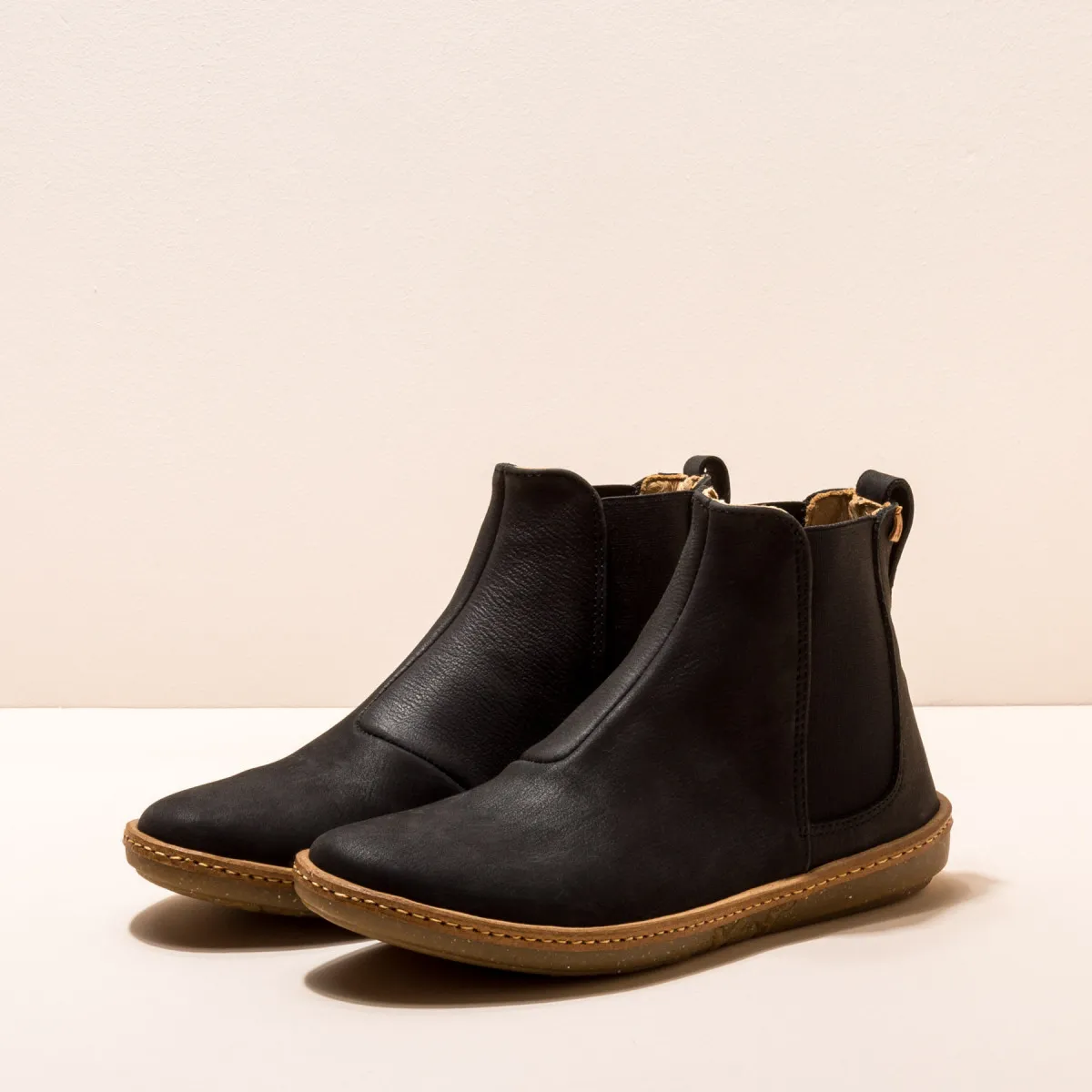 Bottines chelsea en cuir - Noir