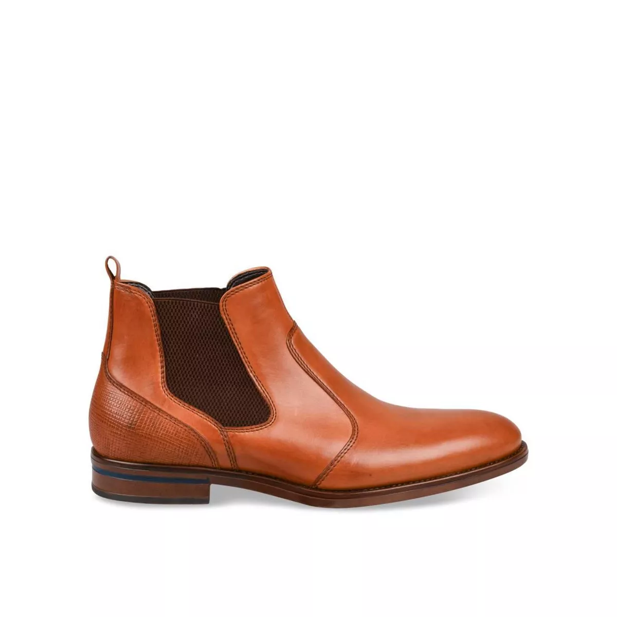 Bottines COGNAC B-BLAKE CUIR