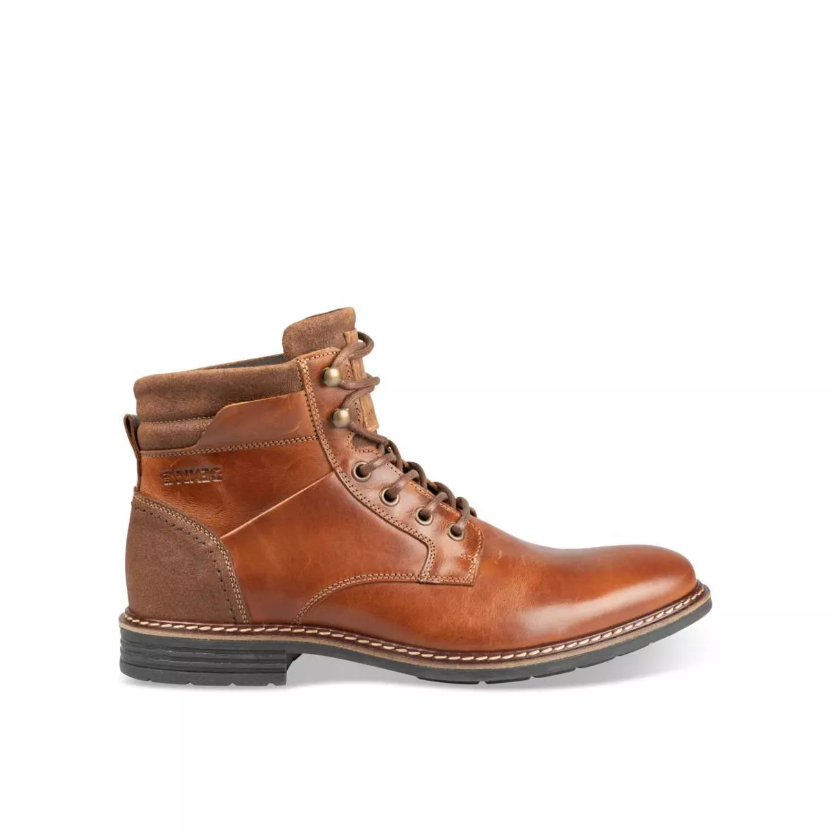 Bottines COGNAC DENIM SIDE CUIR