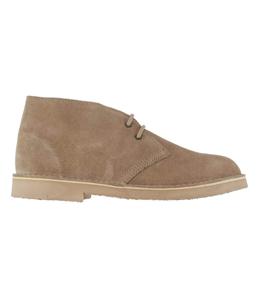 Bottines en cuir homme beige Roamers