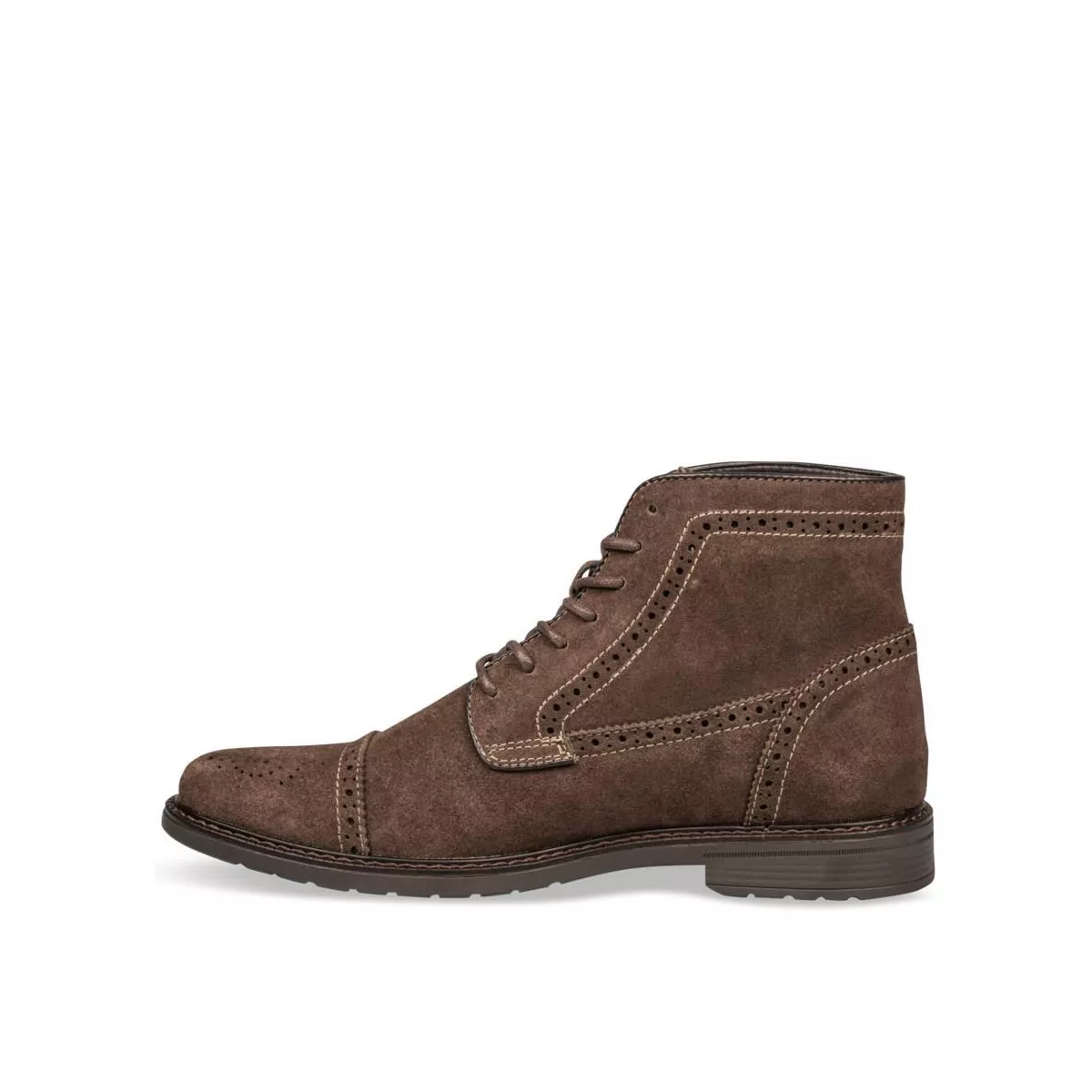 Bottines MARRON DENIM SIDE CUIR