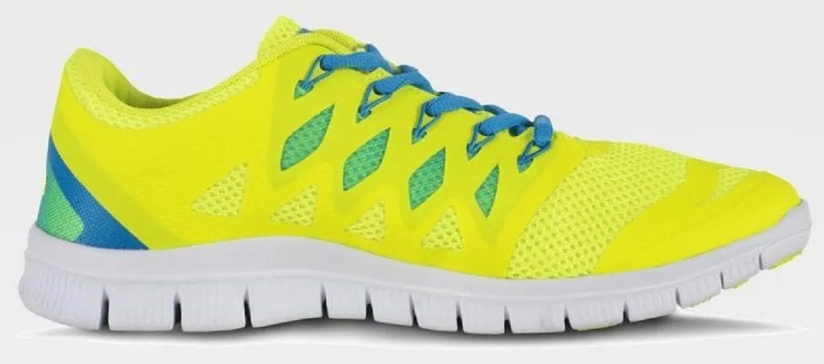 Chaussures de sport à lacets - Mixte - P4001 - jaune 