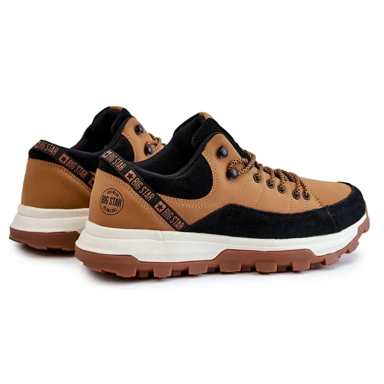 Chaussures Sport Homme Trappers Big Star KK174242 Camel brun le noir