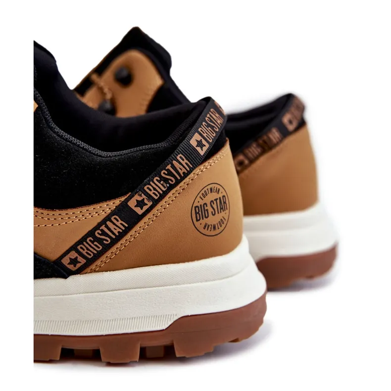 Chaussures Sport Homme Trappers Big Star KK174242 Camel brun le noir