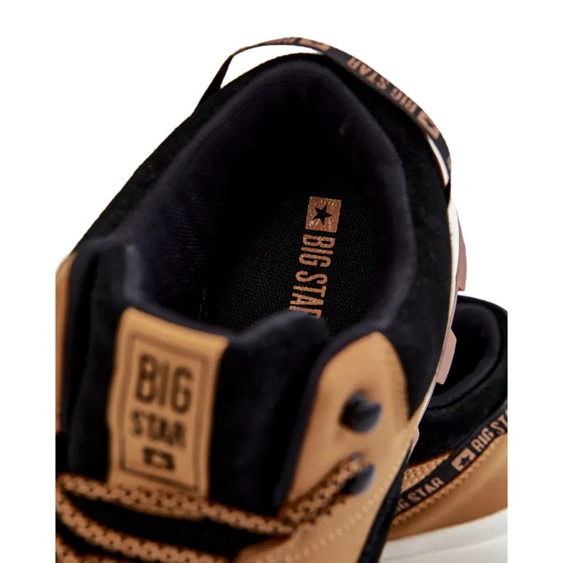 Chaussures Sport Homme Trappers Big Star KK174242 Camel brun le noir