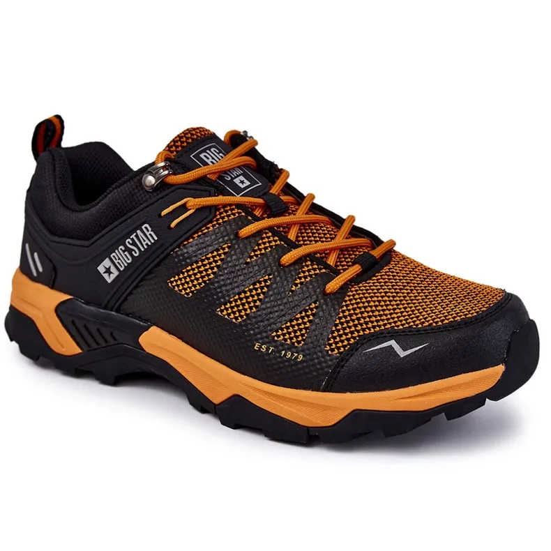 Chaussures Sport Homme Trappers Memory Foam Big Star KK174107 Orange