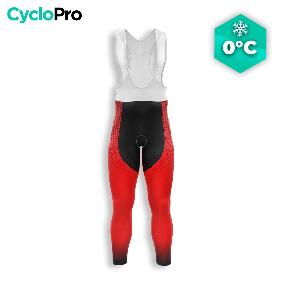 COLLANT CYCLISTE HIVER HOMME / ROUGE - DIMENSION+