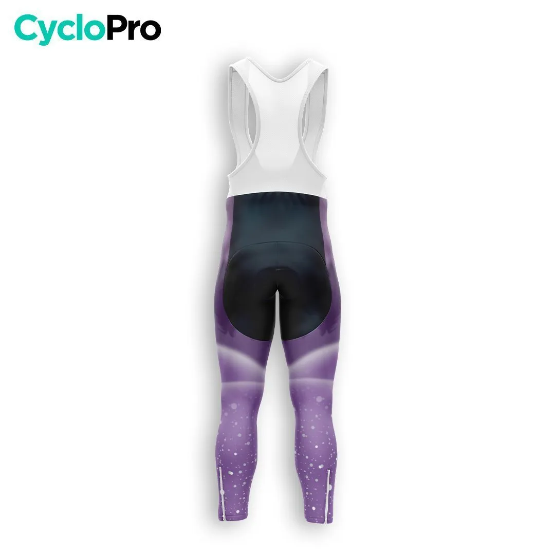 COLLANT CYCLISTE HIVER HOMME VIOLET - SNOW+