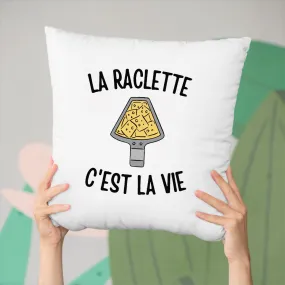 Coussin La raclette c'est la vie