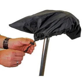 Couvre selle vélo protection pluie avec sacoche sur rail