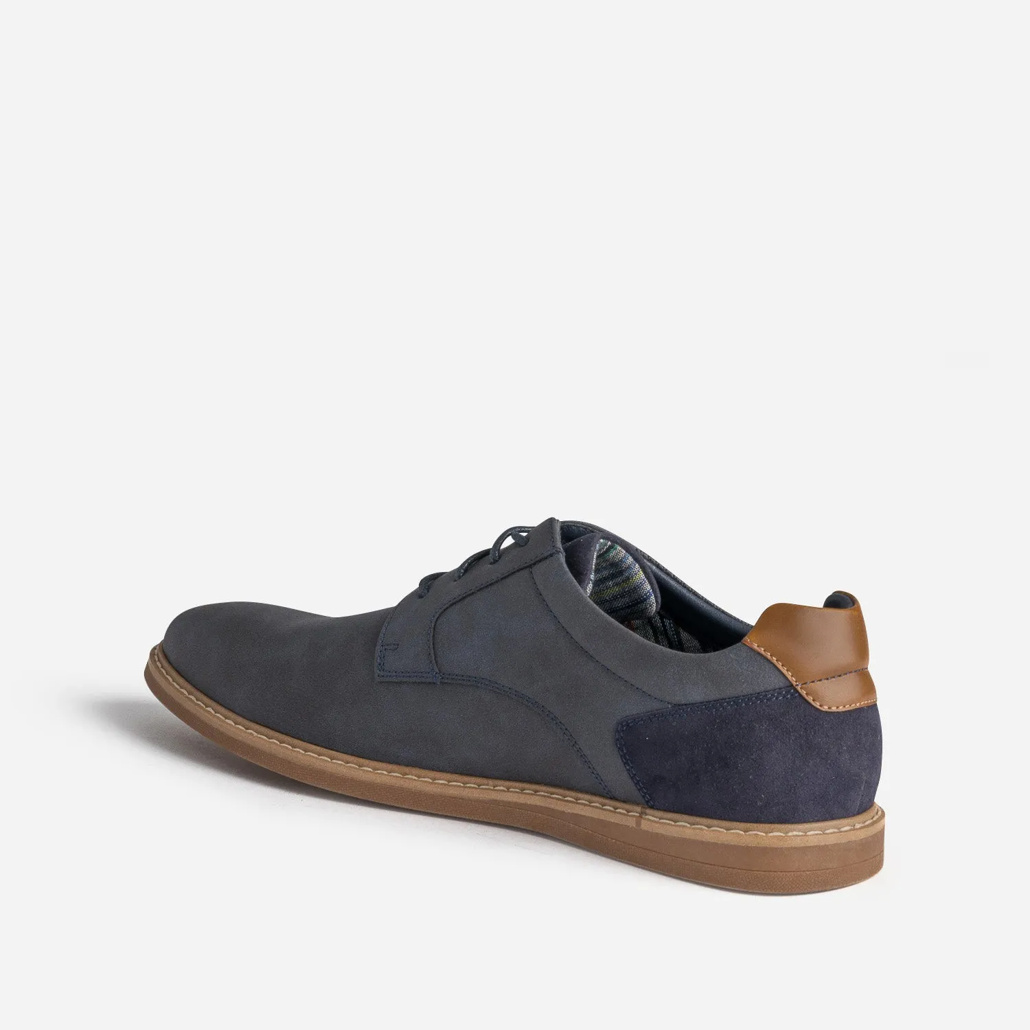 Derby confort marine et camel - Chaussures de ville Homme | ERAM