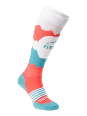 Elbrus - Chaussettes de ski SURIN - Bleu turquoise