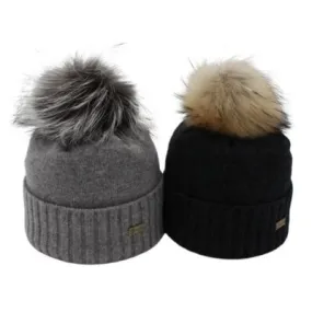 Fourrures Grenier | Tuque à pompon hiver- modèle Romy