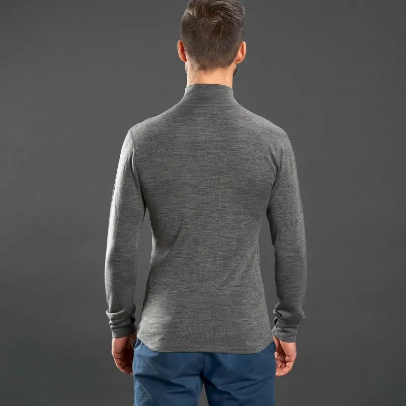 GripGrab Merino Blend Half-Zip Thermal Long Sleeve Base Layer - Sous-vêtement thermique vélo | Hardloop