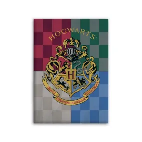 Plaid polaire Harry Potter - Poudlard 4 couleurs