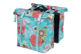 Sacoches MIK Basil Bloom Field imperméables bleues 35l