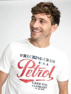 Tee-shirt à logo - Chalk White - PETROL INDUSTRIES